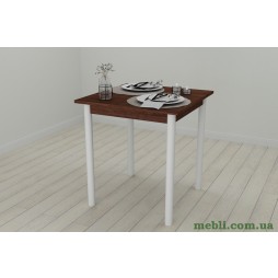 Стіл кухонний Ferrum-decor Агата 75x70x70 Білий ДСП Венге 16мм