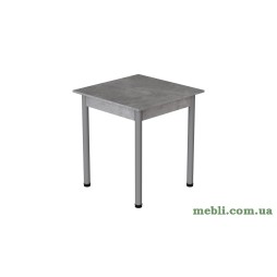 Стіл кухонний Ferrum-decor Агата 75x70x70 Сірий ДСП Бетон 16мм