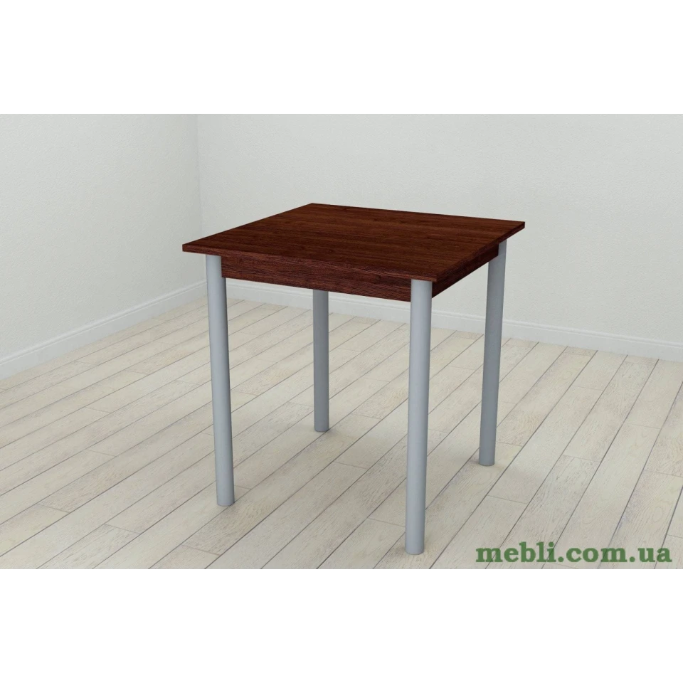 Стіл кухонний Ferrum-decor Агата 75x70x70 Сірий ДСП Венге 16мм