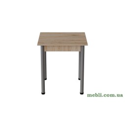 Стіл кухонний Ferrum-decor Агата 75x70x70 Сірий ДСП Сан-Марино 16мм