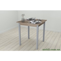 Стіл кухонний Ferrum-decor Агата 75x70x70 Сірий ДСП Сонома Трюфель 16мм