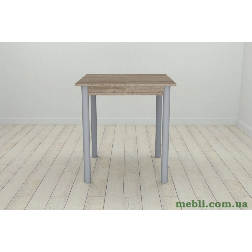 Стіл кухонний Ferrum-decor Агата 75x70x70 Сірий ДСП Сонома Трюфель 16мм