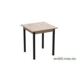 Стіл кухонний Ferrum-decor Агата 75x70x70 Чорний ДСП Сан-Марино 16мм