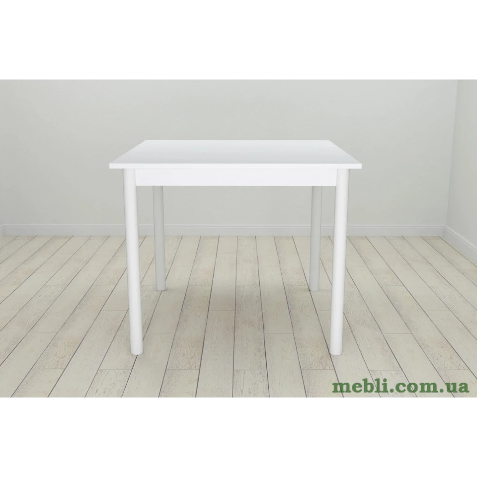 Стіл кухонний Ferrum-decor Агата 75x80x80 Білий ДСП Біле 16мм
