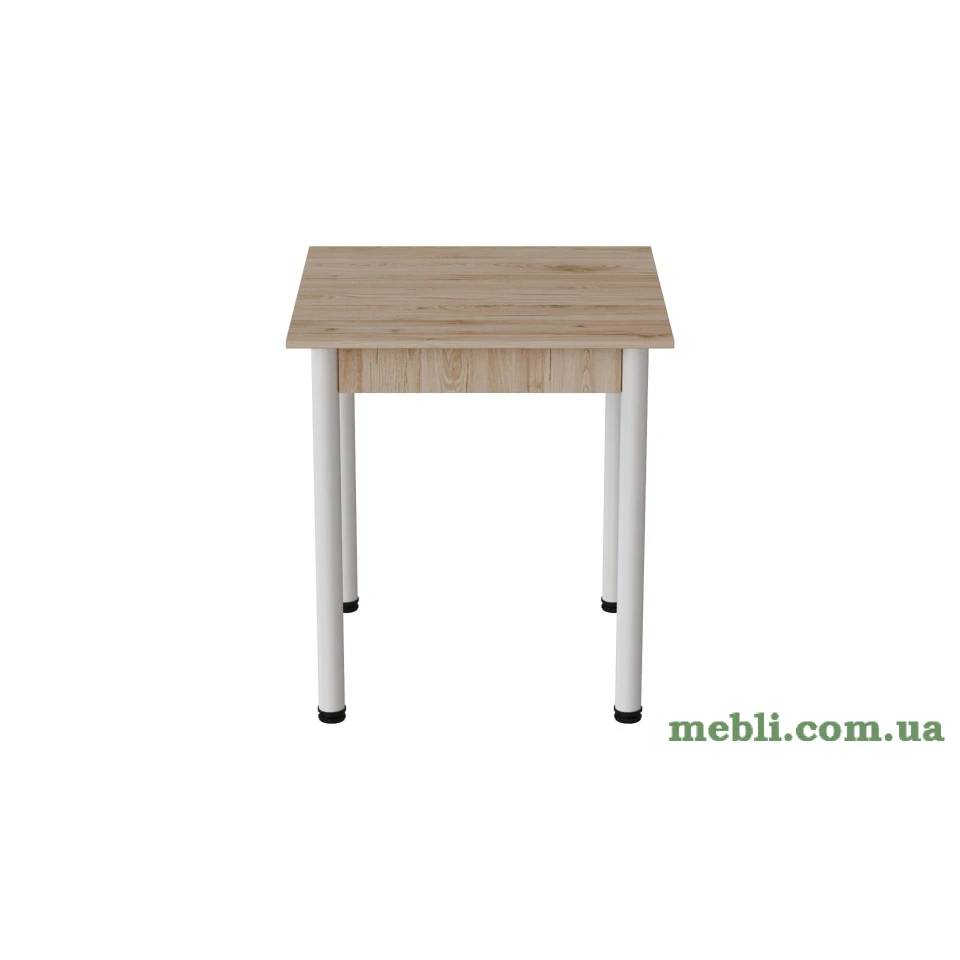 Стіл кухонний Ferrum-decor Агата 75x80x80 Білий ДСП Сан-Марино 16мм