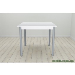 Стіл кухонний Ferrum-decor Агата 75x80x80 Сірий ДСП Біле 16мм