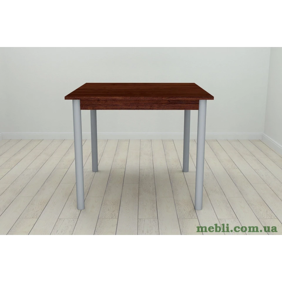 Стіл кухонний Ferrum-decor Агата 75x80x80 Сірий ДСП Венге 16мм