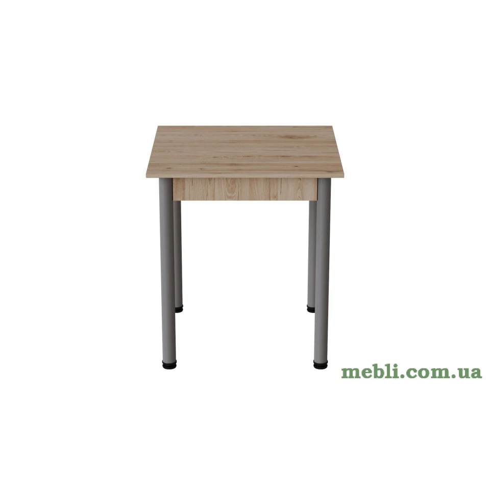 Стіл кухонний Ferrum-decor Агата 75x80x80 Сірий ДСП Сан-Марино 16мм