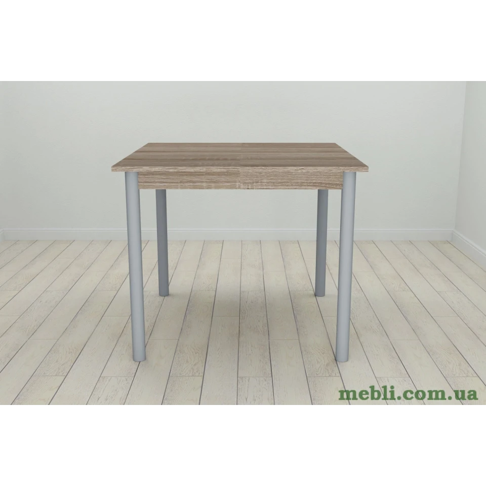 Стіл кухонний Ferrum-decor Агата 75x80x80 Сірий ДСП Сонома Трюфель 16мм