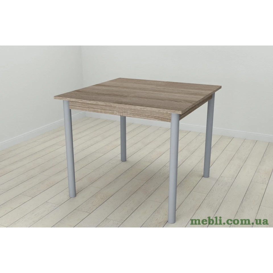 Стіл кухонний Ferrum-decor Агата 75x80x80 Сірий ДСП Сонома Трюфель 16мм