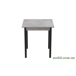 Стіл кухонний Ferrum-decor Агата 75x80x80 Чорний ДСП Бетон 16мм
