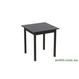 Стіл кухонний Ferrum-decor Агата 75x80x80 Чорний ДСП Сосна Кембра 16мм