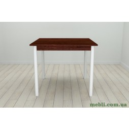 Стіл кухонний Ferrum-decor Агата 75x90x90 Білий ДСП Венге 16мм