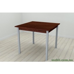 Стіл кухонний Ferrum-decor Агата 75x90x90 Сірий ДСП Венге 16мм