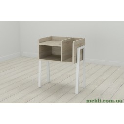 Тумба модульна Ferrum-decor Амелі 540x450x320 метал Білий ДСП Сонома