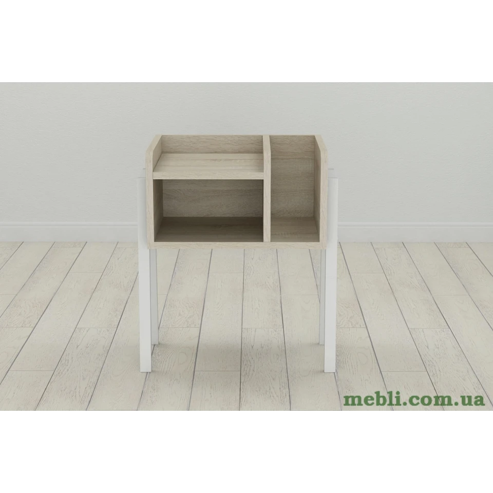 Тумба модульна Ferrum-decor Амелі 540x450x320 метал Білий ДСП Сонома