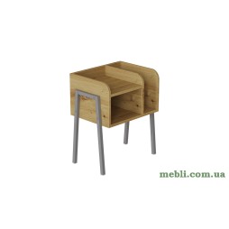 Тумба модульна Ferrum-decor Амелі 540x450x320 метал Сірий ДСП Дуб Артизан