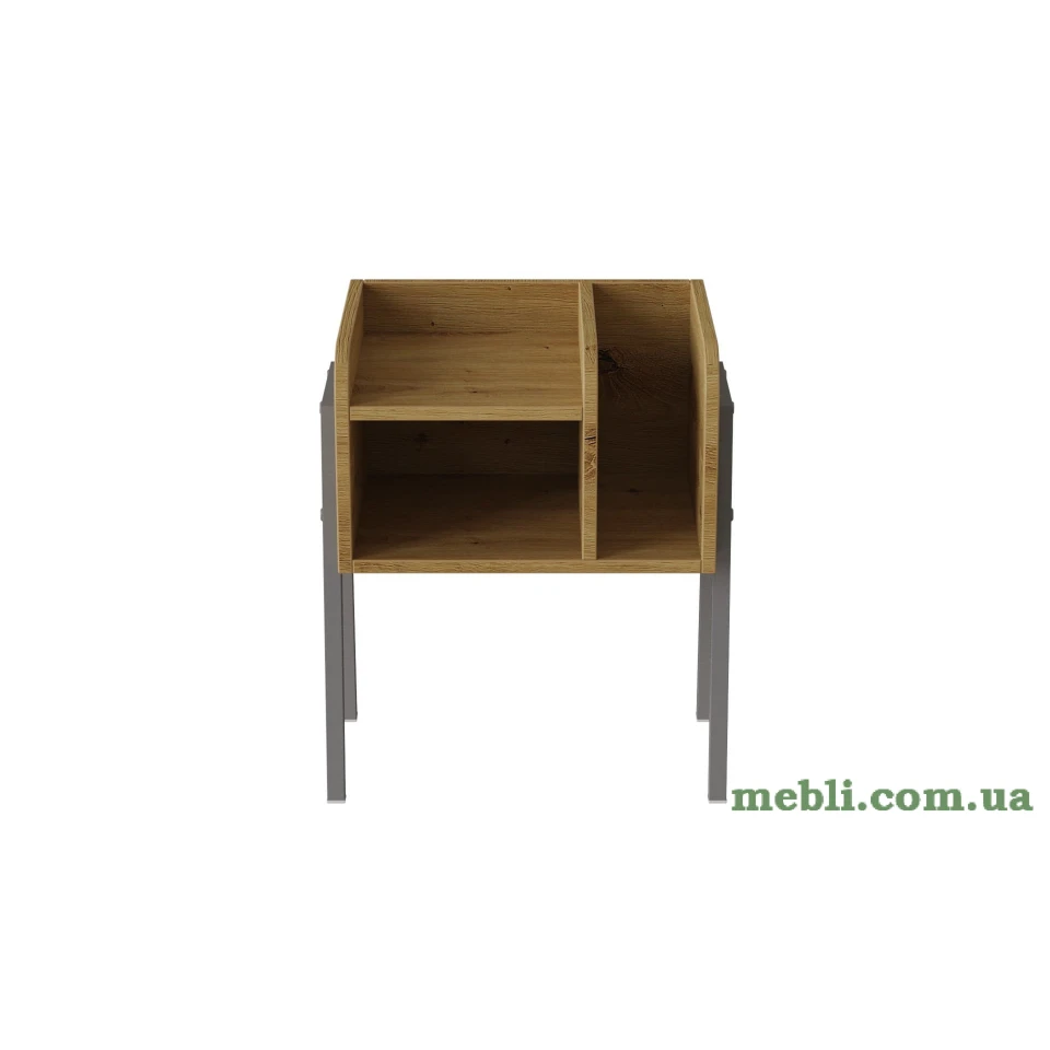 Тумба модульна Ferrum-decor Амелі 540x450x320 метал Сірий ДСП Дуб Артизан