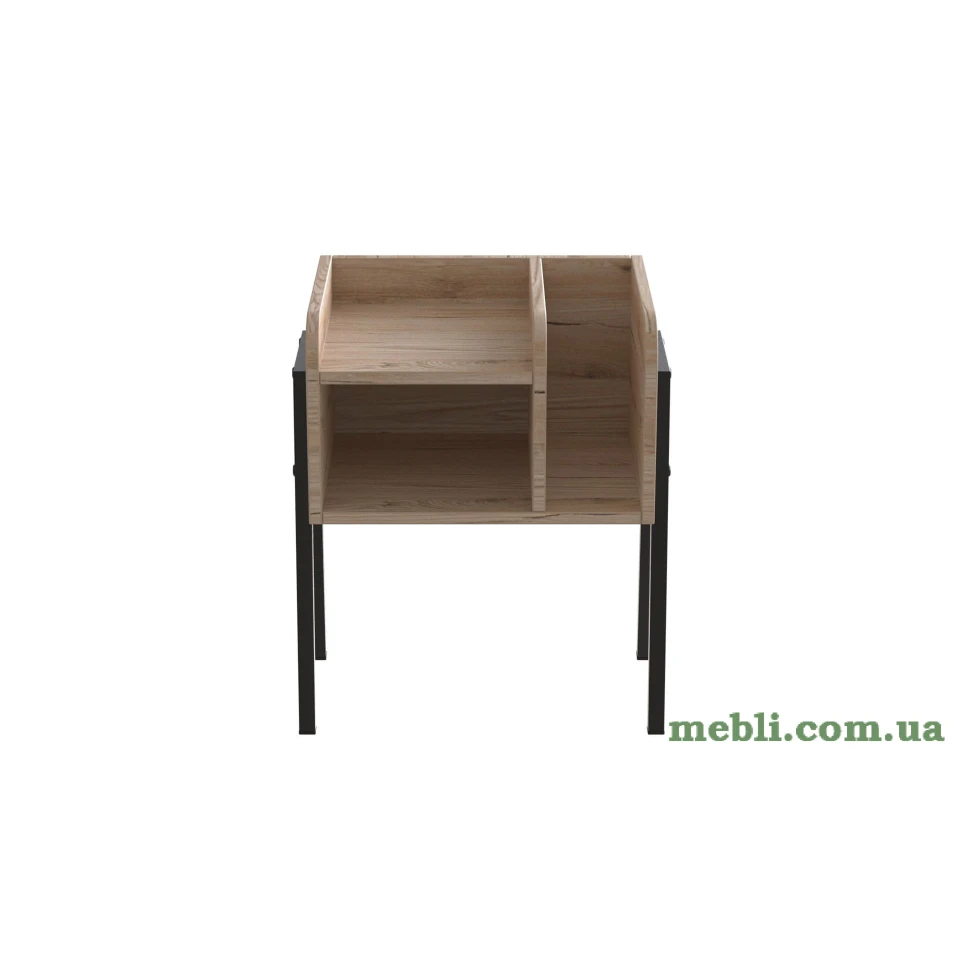 Тумба модульна Ferrum-decor Амелі 540x450x320 метал Чорний ДСП Артизан