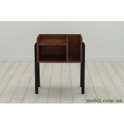 Тумба модульна Ferrum-decor Амелі 540x450x320 метал Чорний ДСП Венге