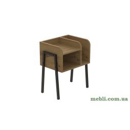 Тумба модульна Ferrum-decor Амелі 540x450x320 метал Чорний ДСП Дуб Артизан