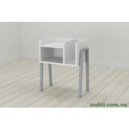 Тумба модульна Ferrum-decor Амелі 540x450x320 сірий ДСП Білий