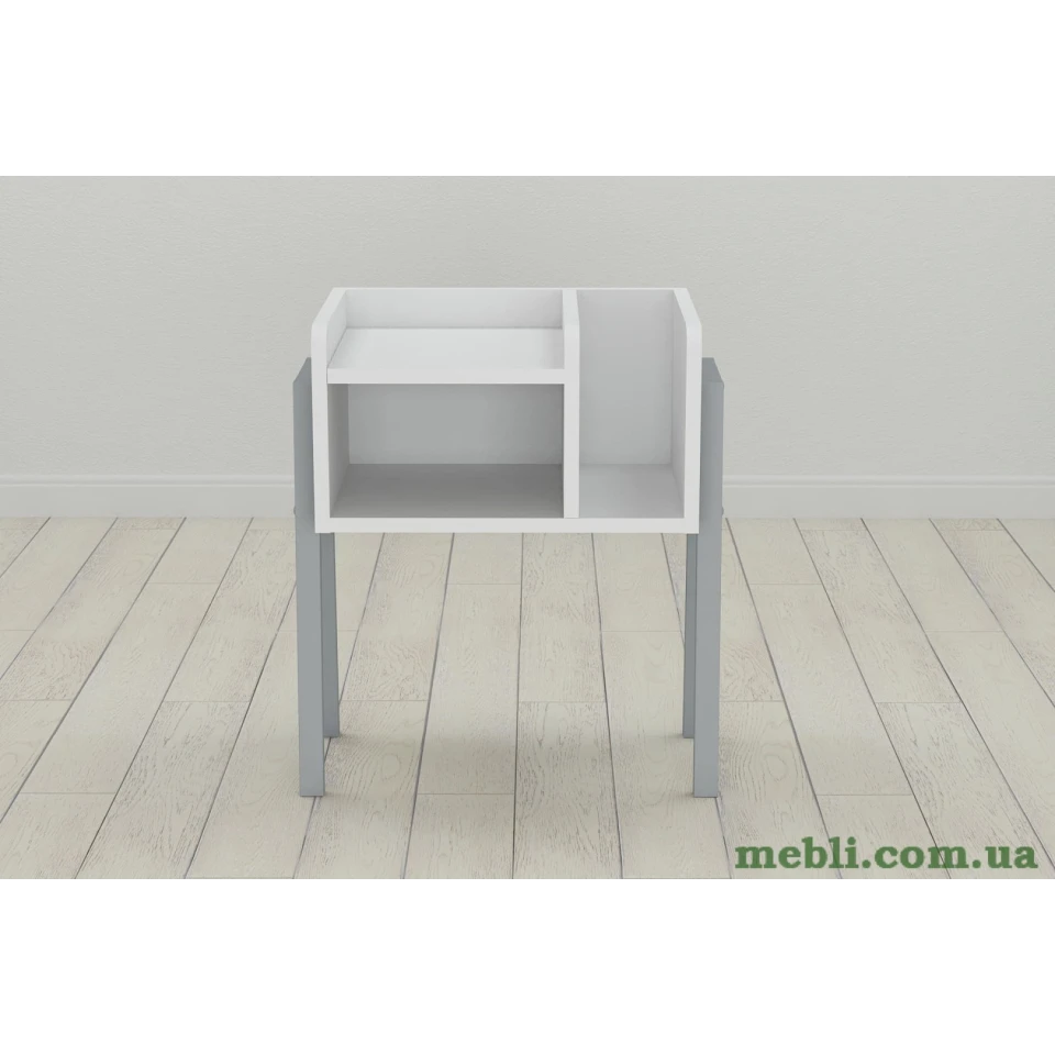 Тумба модульна Ferrum-decor Амелі 540x450x320 сірий ДСП Білий