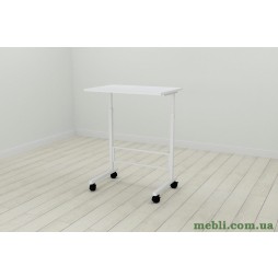 Стіл приставний Ferrum-decor Аміго 62x60x40 метал Білий ДСП Білий 16мм