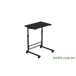 Стіл приставний Аміго 62x60x40 метал Чорний ДСП Сосна Кембра 16мм
