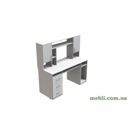 Комп'ютерний стіл Анжело Ferrum-decor 1400x1422x600 ДСП білий