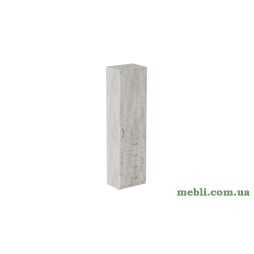 Пенал Анжело Ferrum-decor на 3 полиці з дверима та 4 ящиками 1900x500x380 ДСП Бетон