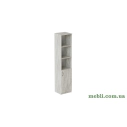 Пенал Анжело Ferrum-decor на 4 полиці з 1 дверима 1900x400x380 ДСП Бетон