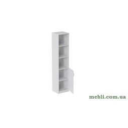 Пенал Анжело Ferrum-decor на 4 полиці з 1 дверима 1900x400x380 ДСП Білий