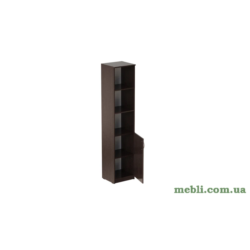 Пенал Анжело Ferrum-decor на 4 полиці з 1 дверима 1900x400x380 ДСП Венге Магія