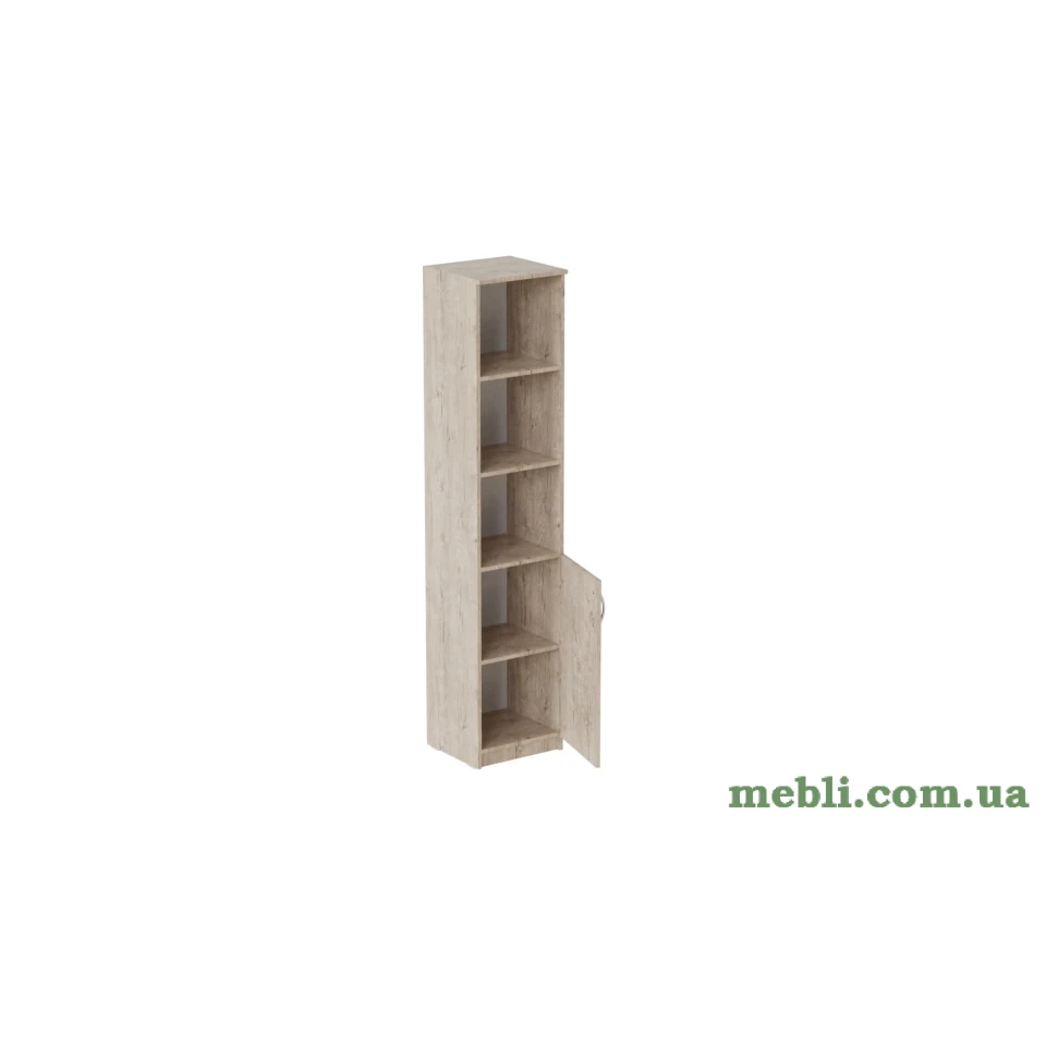 Пенал Анжело Ferrum-decor на 4 полиці з 1 дверима 1900x400x380 ДСП Дуб Артизан