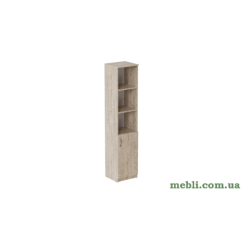 Пенал Анжело Ferrum-decor на 4 полиці з 1 дверима 1900x400x380 ДСП Дуб Артизан