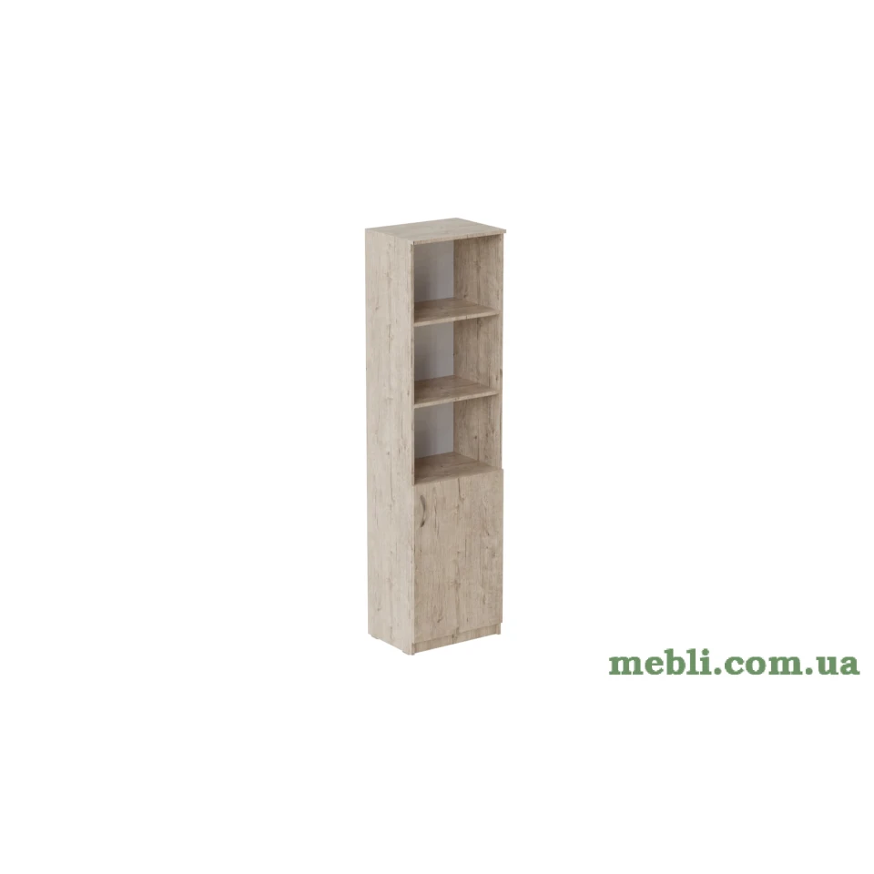 Пенал Анжело Ferrum-decor на 4 полиці з 1 дверима 1900x500x380 ДСП Дуб Артизан