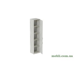 Пенал Анжело Ferrum-decor на 5 полиць із 2 дверима 1900x400x380 ДСП Бетон