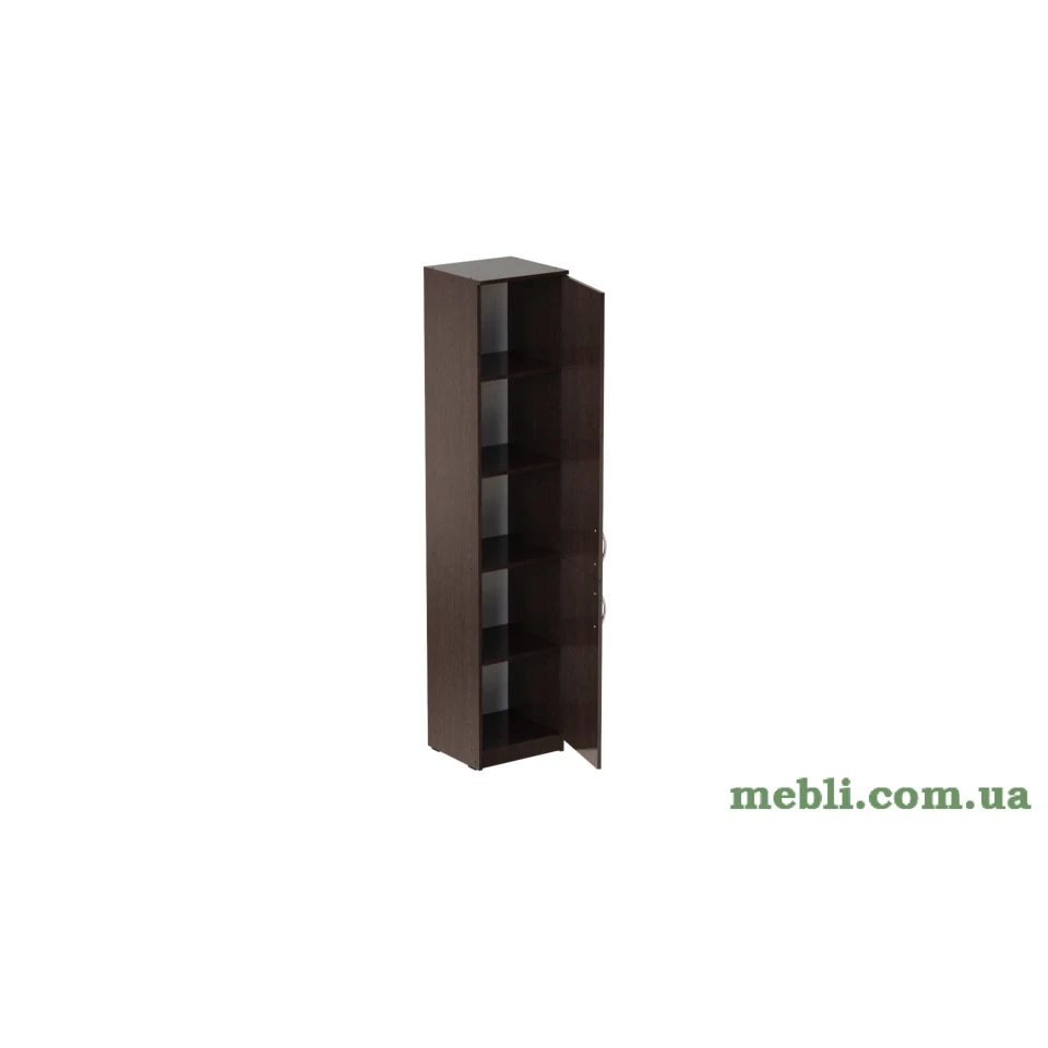 Пенал Анжело Ferrum-decor на 5 полиць із 2 дверима 1900x400x380 ДСП Венге Магія
