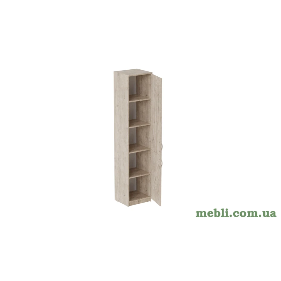 Пенал Анжело Ferrum-decor на 5 полиць із 2 дверима 1900x400x380 ДСП Дуб Артизан