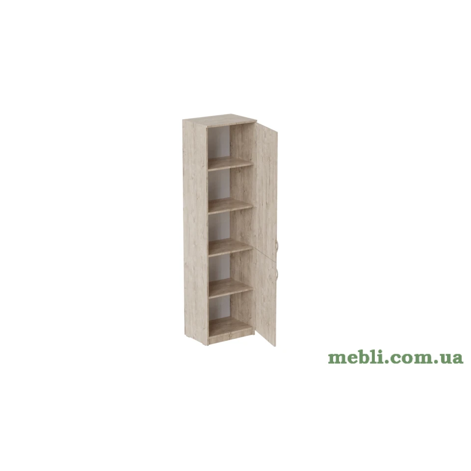 Пенал Анжело Ferrum-decor на 5 полиць із 2 дверима 1900x500x380 ДСП Дуб Артизан