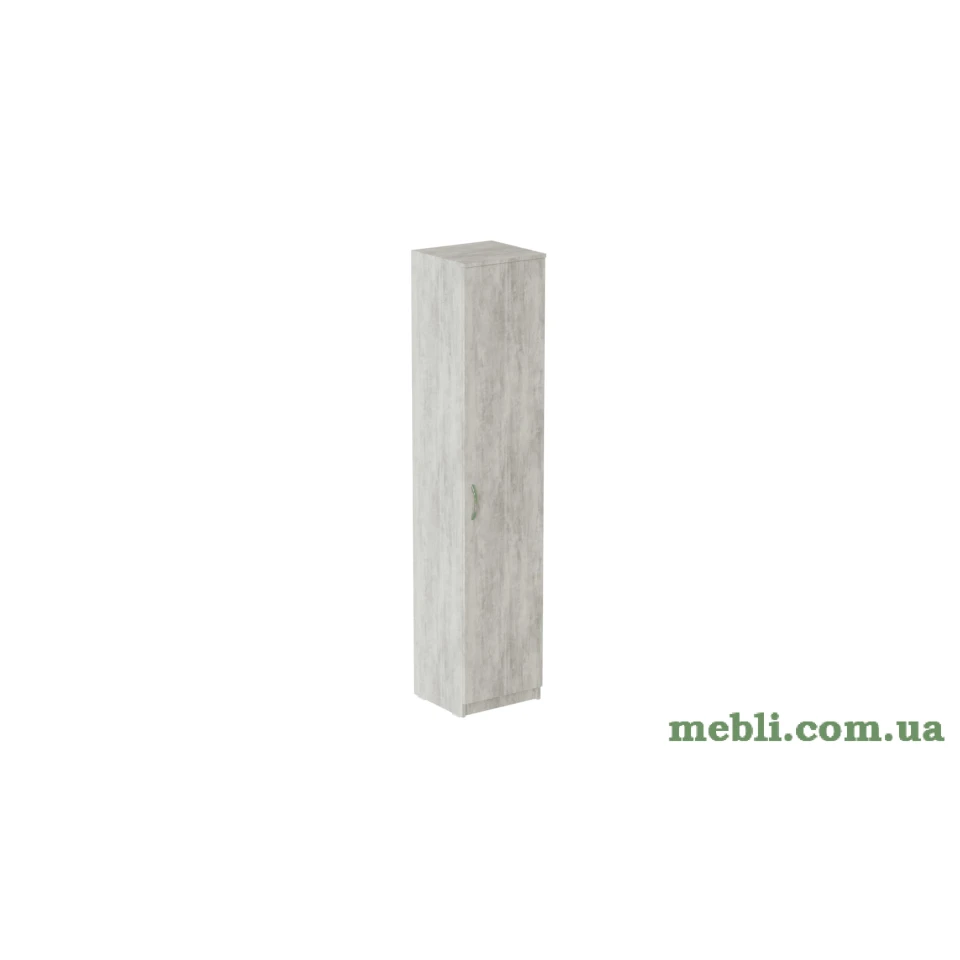 Пенал Анжело Ferrum-decor на 5 полиць із дверима 1900x400x380 ДСП Бетон