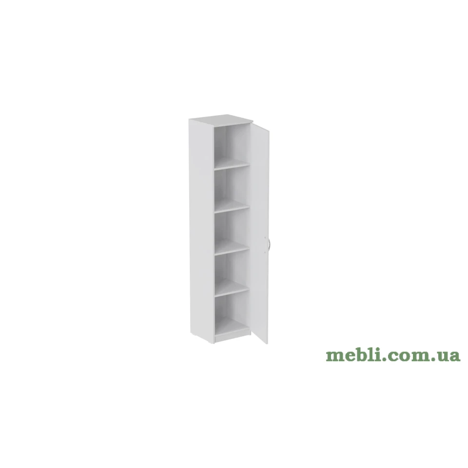 Пенал Анжело Ferrum-decor на 5 полиць із дверима 1900x400x380 ДСП Білий