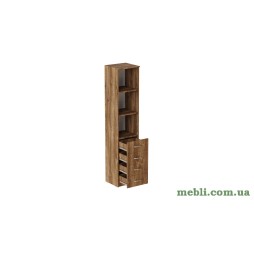 Пенал Анжело на 3 полиці з 4 ящиками 1900x400x380 ДСП Дуб Таверна 16мм