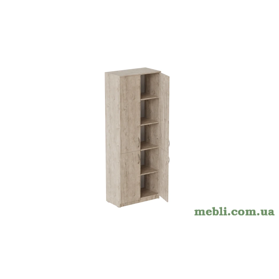 Шафа Анжело Ferrum-decor 5 полиць 4 двері 1900x800x380 ДСП Дуб Артизан