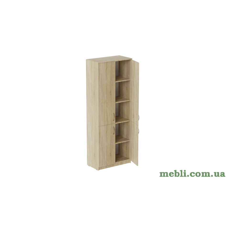 Шафа Анжело Ferrum-decor 5 полиць 4 двері 1900x800x380 ДСП Дуб Сонома