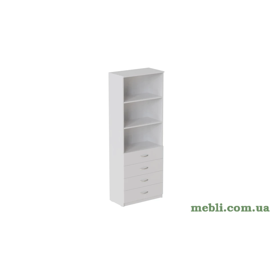 Шафа Анжело Ferrum-decor на 3 полиці з 4 ящика 1900x700x380 ДСП Біла