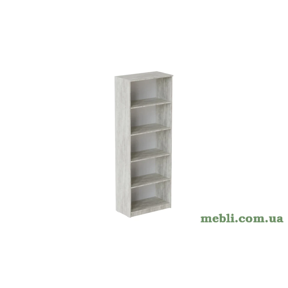 Шафа Анжело Ferrum-decor на 5 полиць 1900x800x380 ДСП Бетон