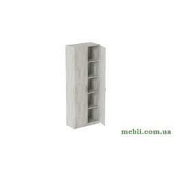 Шафа Анжело Ferrum-decor на 5 полиць 2 двері 1900x800x380 ДСП Бетон