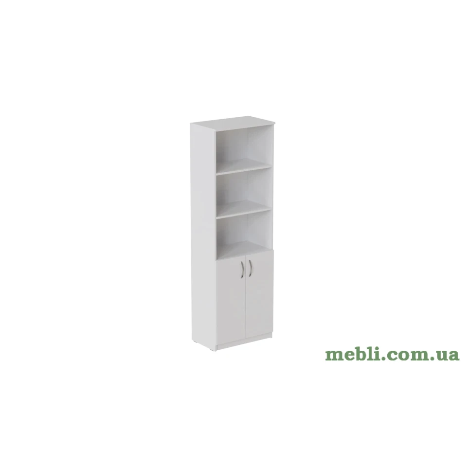 Шафа Анжело Ferrum-decor на 5 полиць з 2 дверима 1900x600x380 ДСП Біла